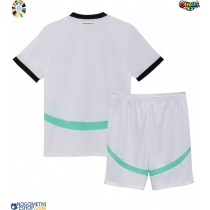 Otroški Nogometni dresi Avstrija Gostujoči EP 2024 Kratek Rokav (+ Kratke hlače)